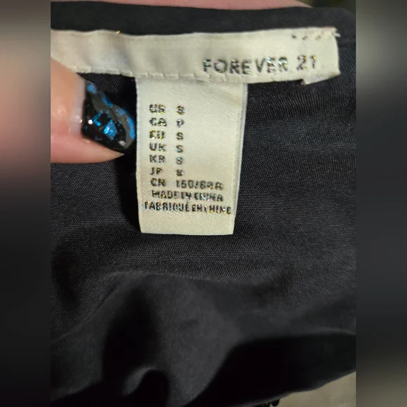 Forever 21 Blue Sequin Sleeveless Dress - Picture 4 of 4